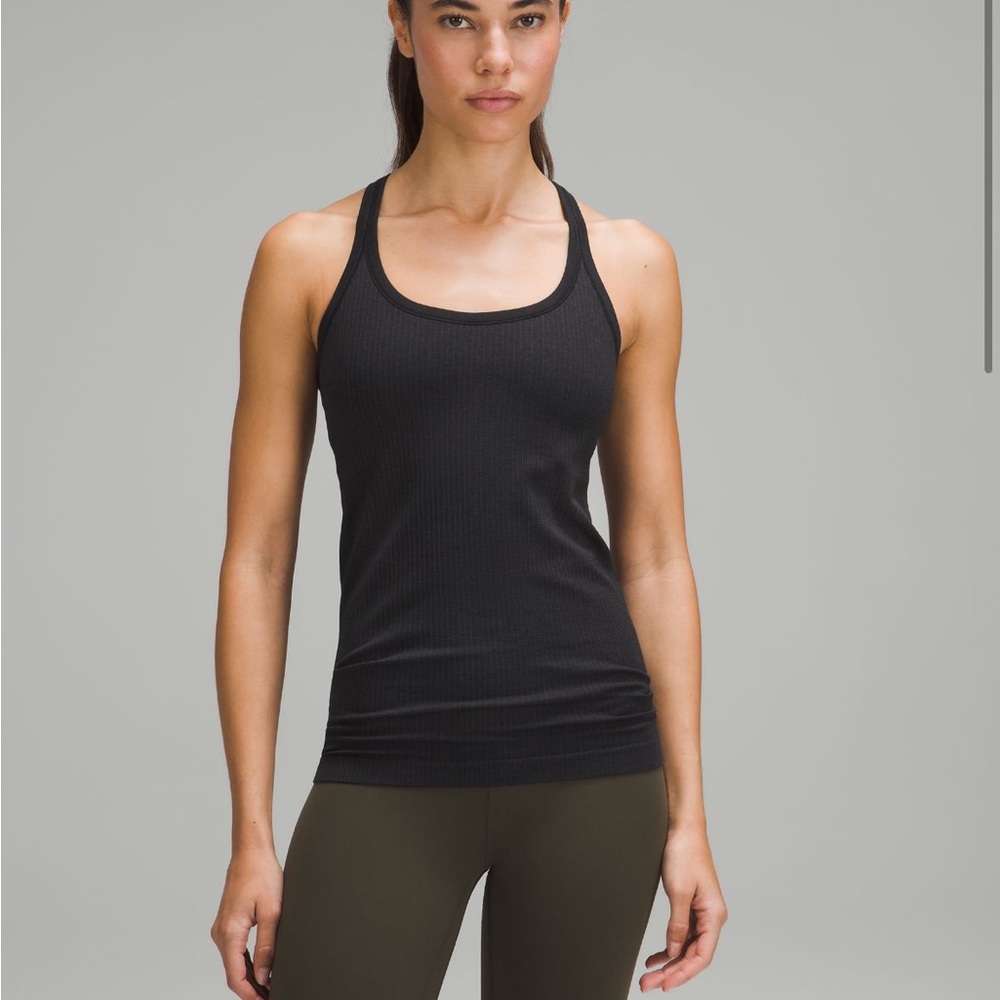Lululemon Ebb to Street Black Tank Size 2